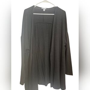 Botique Black Open Cardigan 2x